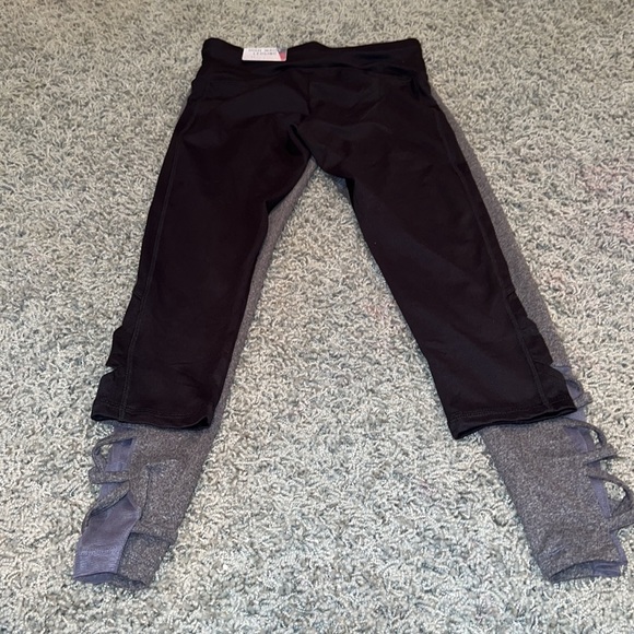 (2) Justice Leggings 14/16 Long and Cropped - Picture 3 of 7
